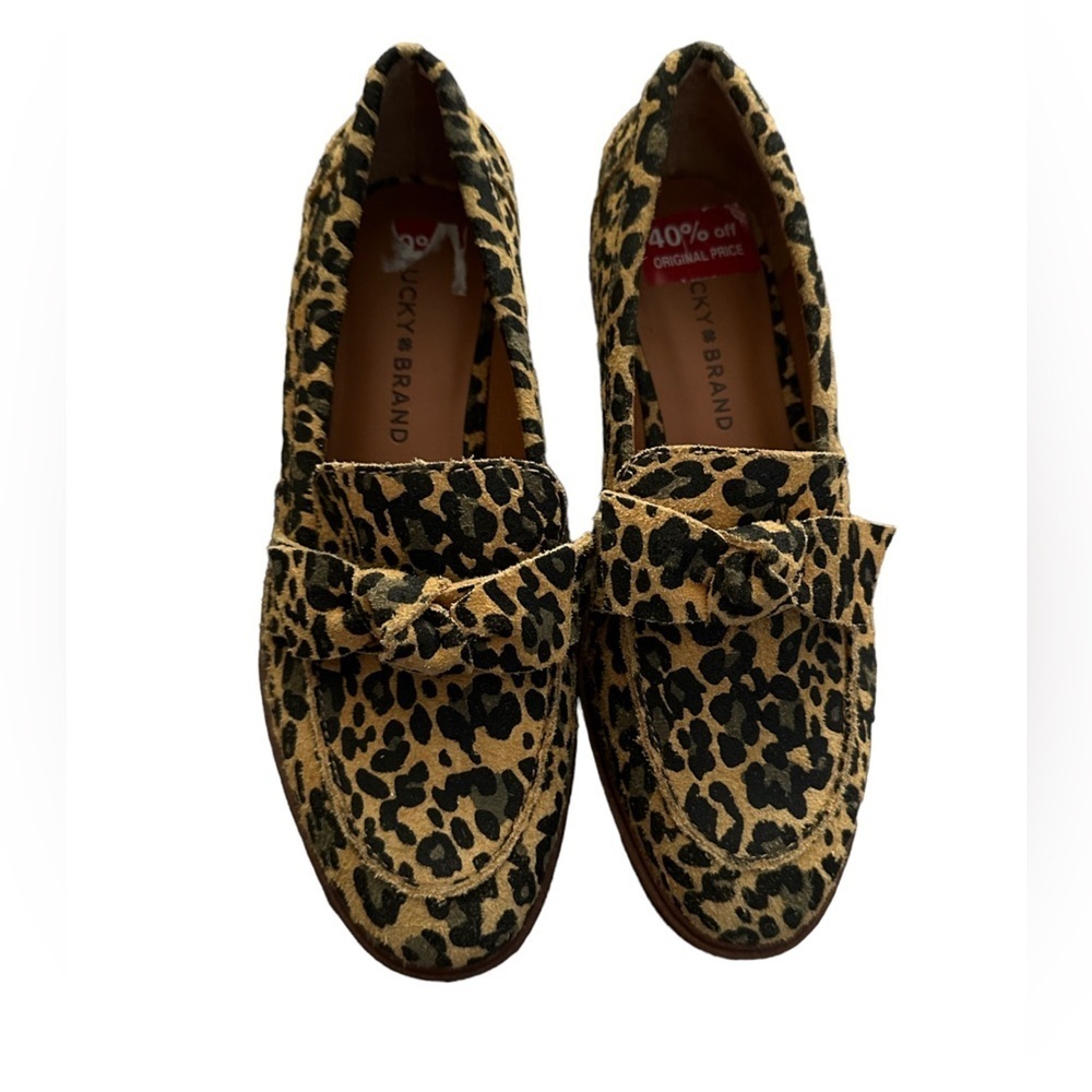 Lucky Brand leopard print shoes size 6M